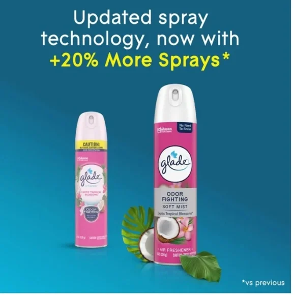 4-Glade Odor Fighting Soft Mist Air Freshener Room Spray - Picture 6 of 15